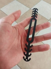 Gancho de silicona para la oreja para mascarilla, hebilla de extensión antideslizante ajustable, correa de protección para la oreja antifugas para niños y adultos, 1/5/10 uds.