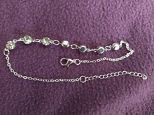 Es de cristal de moda tobilleras para mujer oro Color plata bohemio tobillera correa brazalete EN el pie de la pierna pulseras joyas de bohemia