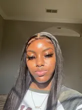 Luvin-pelucas de cabello humano para mujeres negras, barato, 180, 250 de densidad, 30, 40 pulgadas, liso, sin pegamento, Frontal, brasileño