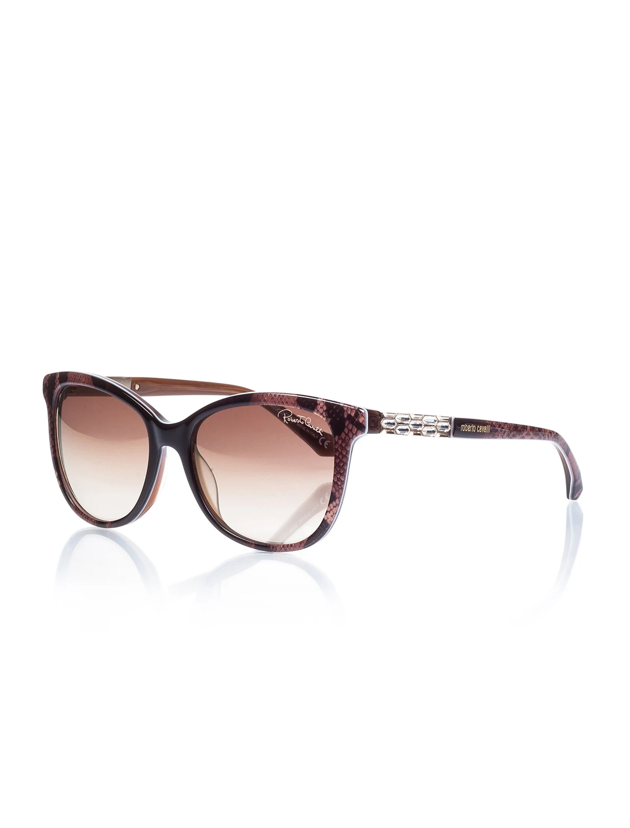 

Women's sunglasses rc 904 50g bone Brown organic butterfly cat eye 55-17-135 roberto cavalli