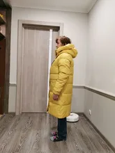 Women Jacket Collection Winter Parka Windproof Coat-Length New MIEGOFCE Contrast-Design