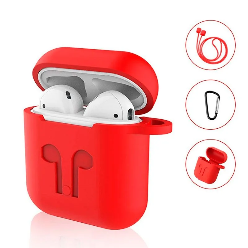 Silicone Case for Apple Airpods also for non original Allows the Airpods to be loaded without removing the case