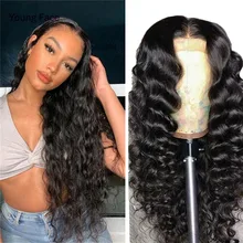 

Human Natural Hair Woman Brazilian Human Hair Loose Deep Wave13x4 Closure Wig Lace Frontal Wigs For Women Human Hair 10-30 Inch