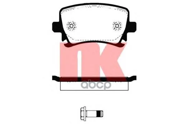 Колодки Тормозные Volkswagen Touran 03/Caddy/G5/G6 Задние Nk 224775 Nk арт. 224775