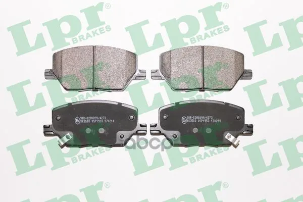Колодки Тормозные Jeep Renegade/Fiat 500x 14- Передние Lpr 05p1953 Lpr арт. 05P1953