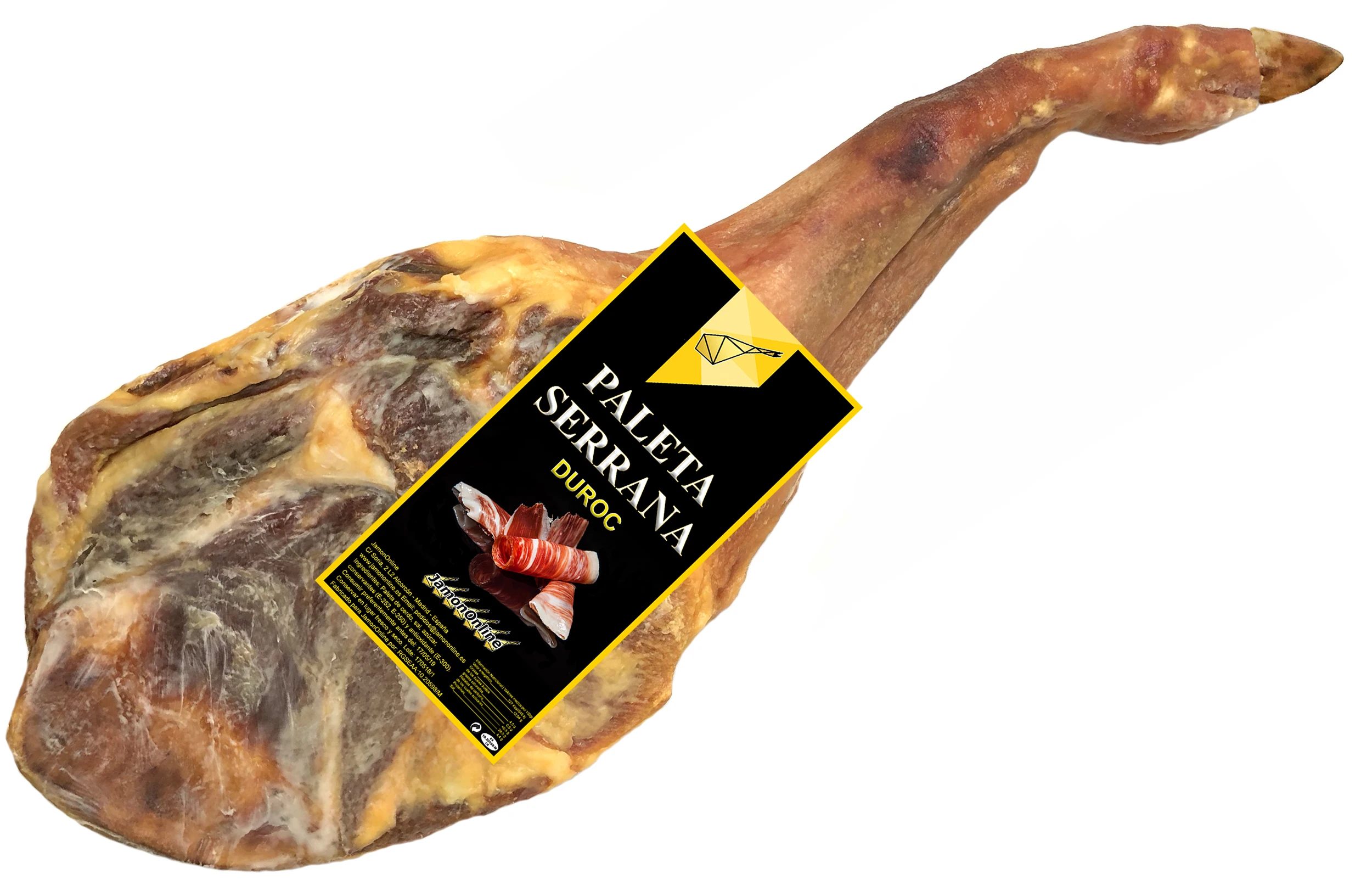 JamonOnline Paleta de Jamón Curado Duroc - Paleta Serrana Duroc Reserva