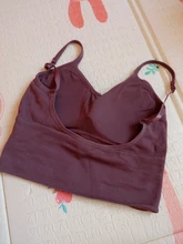 Sujetador deportivo de yoga para mujer, chaleco acolchado, sexy, para correr, gimnasio, sin aros, transpirable, para dormir, a prueba de golpes