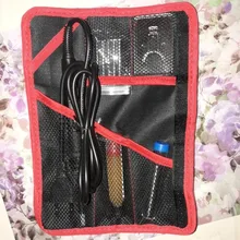 Soldering-Iron-Set-Kit Flux-Tips-Stand Electric Digital 220V 80W 110V with Tin-Wire-Tool-Bag