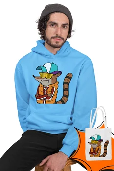 

Angemiel Wear Cool Rigby Blue Men 'S Hooded Sweatshirt Bags Kombin