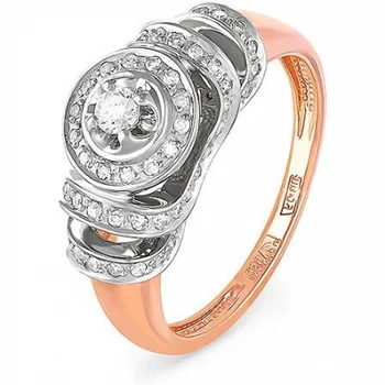 

Kabarovsky ring with 40 diamonds in red gold