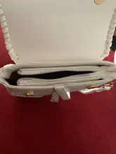 Bolsa de sillín para mujer, Asa de un hombro, tendencia informal, cierre de cerrojo, Material PU con cremallera, bolso de adorno con cierre interior de poliéster, novedad de 2020