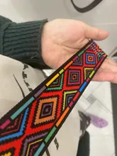 Correa ajustable para bolso, accesorios para bolsos, cinturón de cuero, correa de hombro ancha de arcoíris, correa de repuesto para bolso