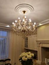 Crystal Chandelier Pendants Indoor-Lamp Tiffany Home-Lighting Living-Room Modern Lustres-De-Cristal-Decoration