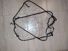 Cubierta protectora de respaldo para asiento de coche, cubierta transparente de limpieza, antipatadas, accesorios de piezas de coche