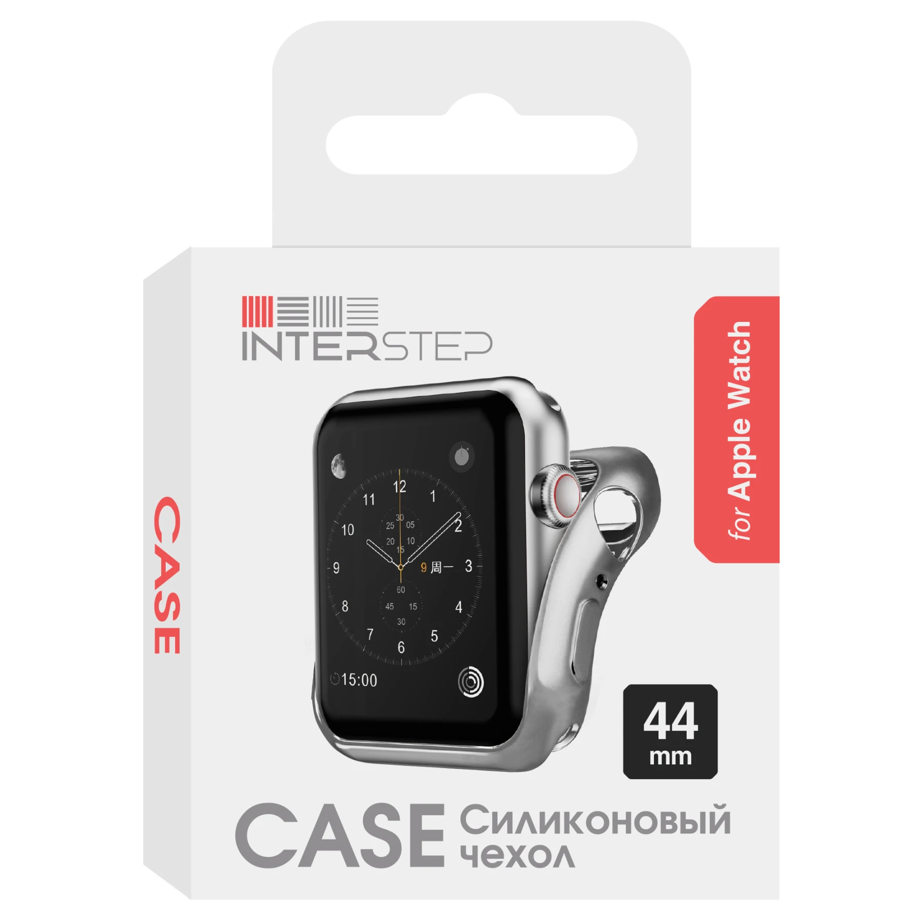 Interstep Бампер для Apple Watch 44mm(Серебро