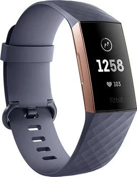 

Fitbit Charge 3 OLED Bracelet 1.55 "Blue-Gray/Rose Gold