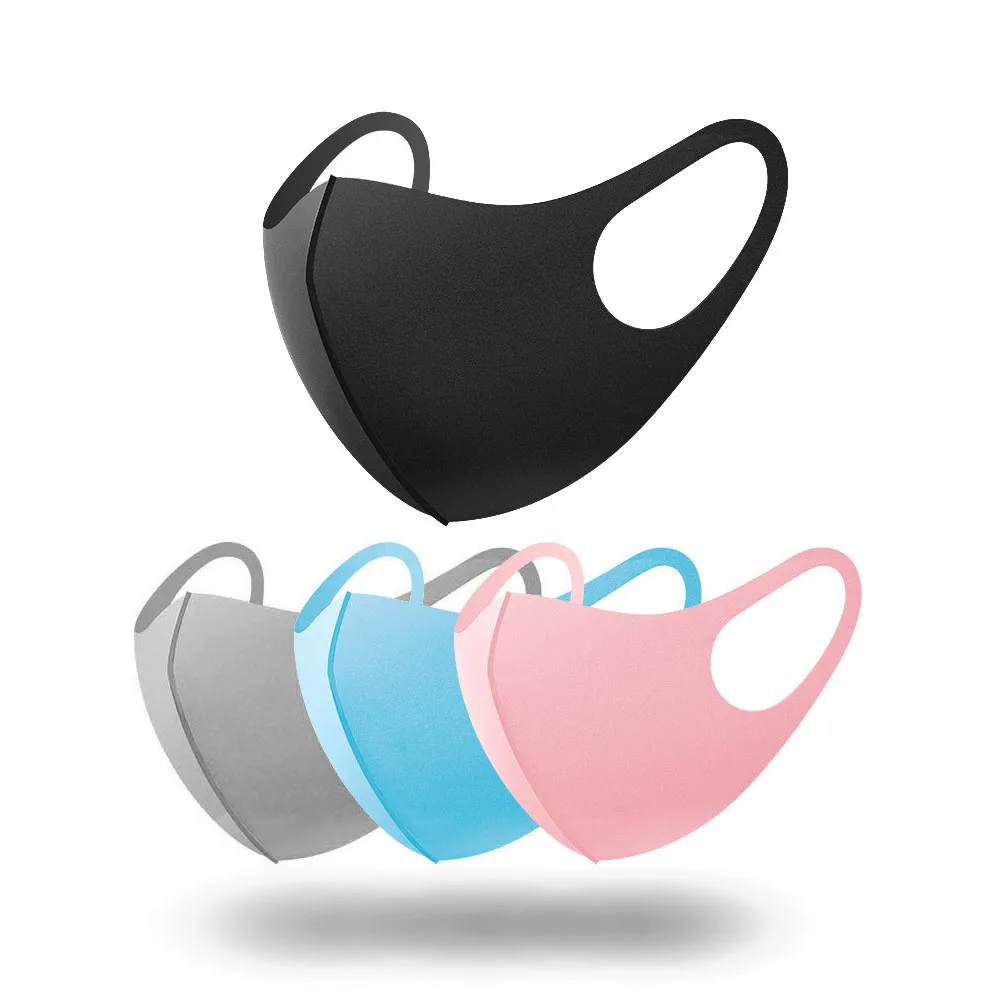 

10PCS PM2.5 Pollution Face Mask Anti Air Dust Smoke Pollution Mouth Mask With Elastic Earloop Washable Mask No Disposable Mask