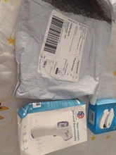 Oxímetro de pulso Digital para dedo, medidor de saturación de oxígeno en sangre, Monitor de ritmo cardíaco SPO2 PR + termómetro infrarrojo