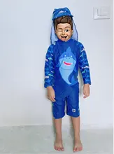 Bañador de protección UV para niños, traje de baño de manga larga para bebés, ropa de playa y piscina, 2020