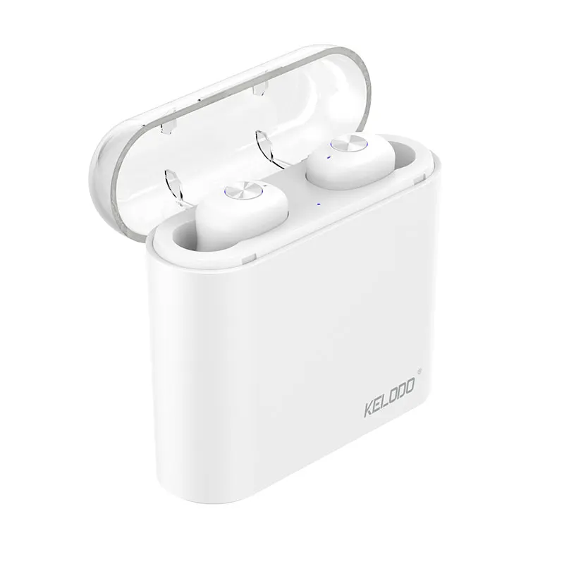 White 3600mAh TWS беспроводной Bluetooth 5,0 светодиодный прозрачный HiFi музыка MP4 планшет с зарядным устройством микрофон динамик телефон беспроводные наушники - Цвет: White 3600mAh