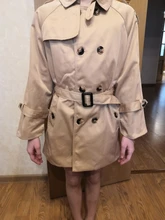 Abrigo de tenis Vintage para bebé, ropa para niño y niña, chaqueta a prueba de viento, cortavientos británico con doble botonadura, cinturón con botón para Collar