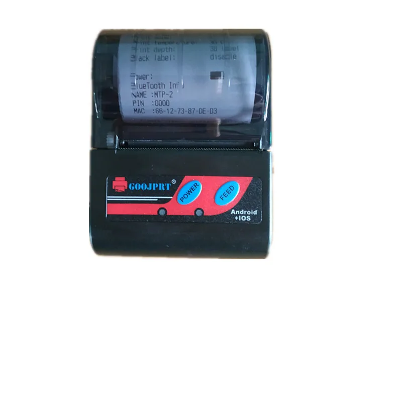 GOOJPRT 58 мм Bluetooth Термальный чековый принтер для Android iOS телефон Windows POS Принтеры