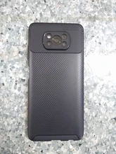 For Xiaomi POCO X3 NFC Case Soft Silicon Cover Carbon Fiber TPU Shockproof Case For Redmi