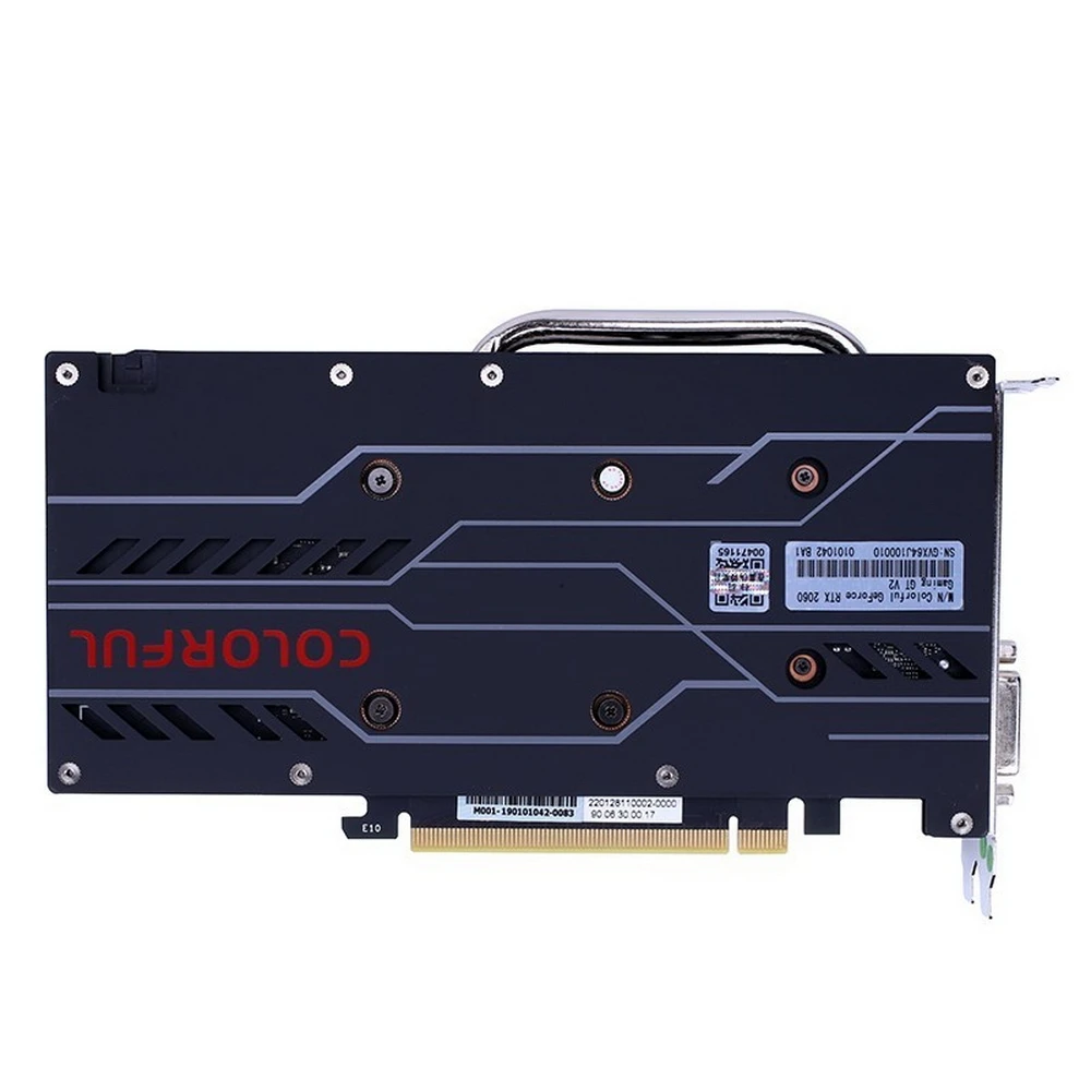 Видеокарта Colorful nVidia GeForce RTX 2060 1680MHz 6144MB 14000MHz 192 bit RTL [RTX 2060 6G V2 BA4V]