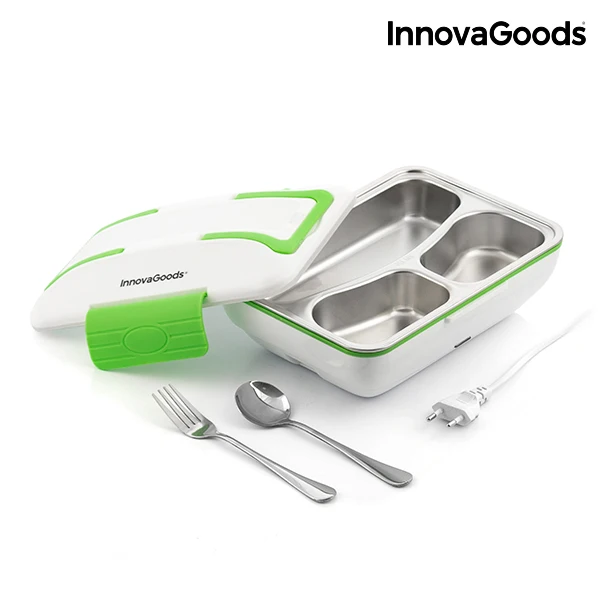 InnovaGoods Pro Электрический Ланч-бокс 50 Вт белый зеленый