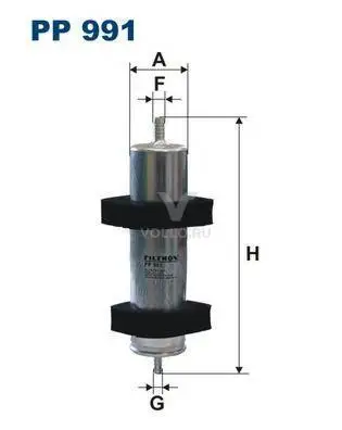 FILTRON PP 991 Фильтр топливный AUDI A4/A5/A8 2.0D/2.7D/3.0D 09