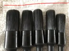 Juego de 5 unidades de jabalí Natural, cepillo de limpieza para coche, multifunción, para Interior de coche, aire acondicionado, cepillo para Detalles