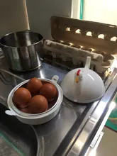 Steamer Cooker Egg-Boiler Cooking-Appliances Chicken-Shaped Microwave 4 Kitchen Home-Tool