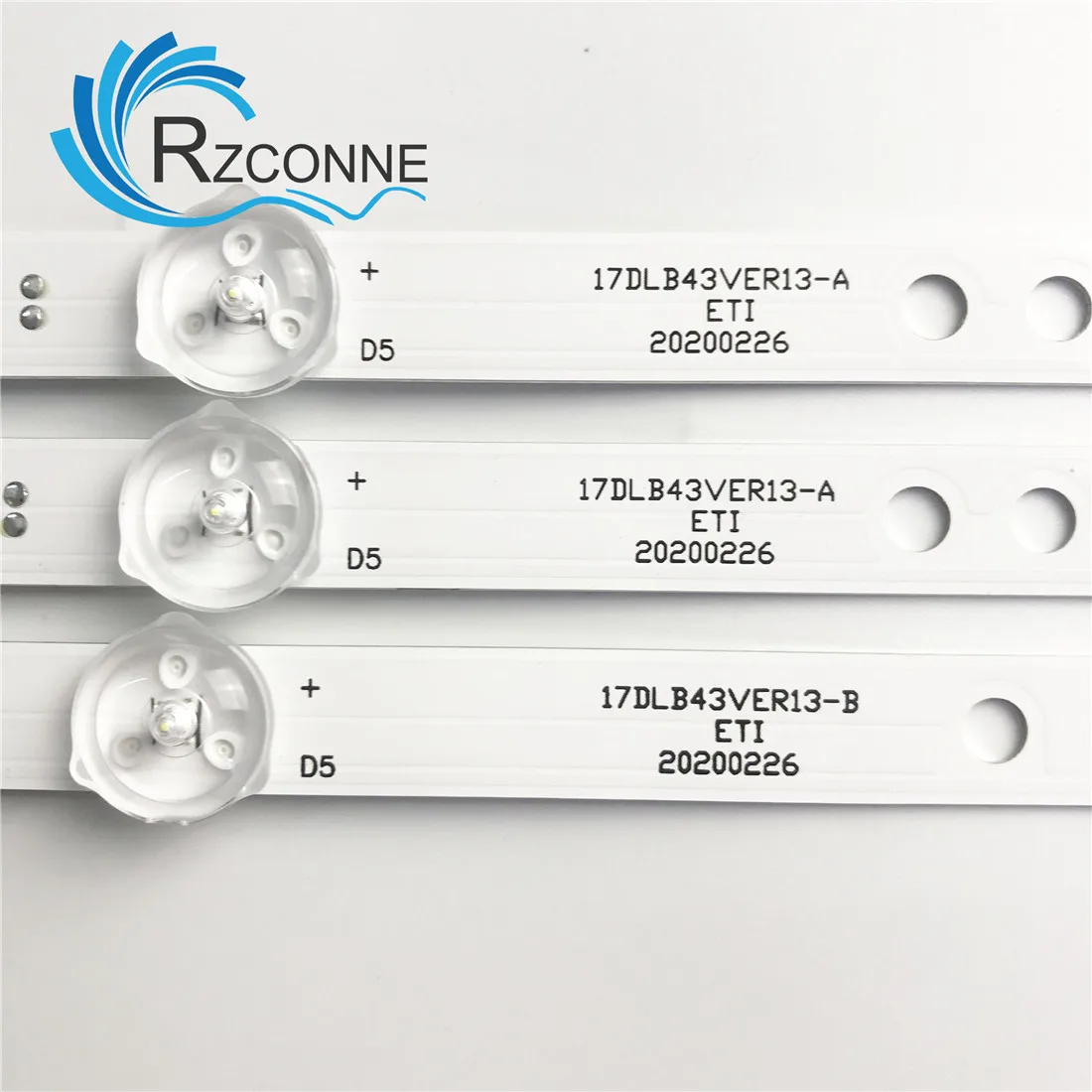 Tira Retroiluminação Led Lâmpada para 17dlb43ver13-a b Lt43c700 Lux0143006 02 43ll3a63dt 43f9500 43f8500 43hl6331f b 43f01 43r654f - Imagem 3