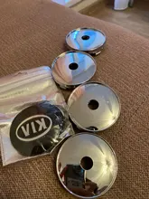 Tapacubos de centro de rueda de coche, 4 Uds., 56/60mm, reajuste de llanta automática, insignia, emblema creativo, pegatina de cubierta para KIA K2, K3, K5, Sorento, Sportage, Rio