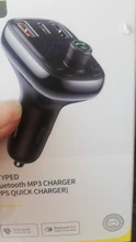 Mp3-Player Fm-Transmitter Auto-Fm-Modulator Fast-Charger Audio Handsfree QC3.0 Baseus