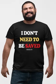 

Angemiel Wear İ Dont Never Mind Be Saved Black Men 'S Cotton Big Size T-Shirt