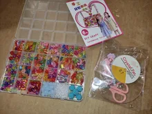Cuentas hechas a mano DIY de 24 rejillas, juguetes para niños con accesorios, conjunto de pulseras tejidas para niña, fabricación de joyas, juguetes creativos, regalo para niños
