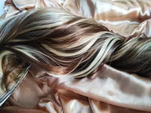 SHANGKE-extensiones de cabello sintético con Clip, peluca ondulada resistente al calor, fibra de alta temperatura, 24 pulgadas
