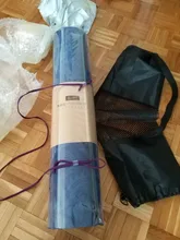 Esteras gruesas de TPE/ante para yoga, Esterilla de entrenamiento de silicona para Ejercicio físico, absorbe el sudor, 6mm