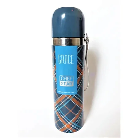 US $31.48 Patterned 500 Ml Steel Thermos Portable Vacuum Flask Travel Coffee Mug Tea Infuser Water Bottle Outdoor