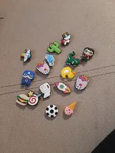 Shoe-Charms-Accessories Dolphin-Decorations Dinosaur Animals Fox-Ornaments Panda Kids