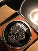 Fuente de alimentación USB, caja de bobinado de reloj mecánico negro, agitador de Motor, Mini soporte para bobinadora de reloj, mostrar el almacenamiento de joyas, Organizador