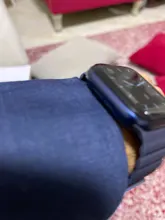 Correa de cuero para Apple Watch, banda magnética de 44mm, 40mm, 38mm y 42mm para reloj inteligente iWatch series 3, 4, 5, se, 6