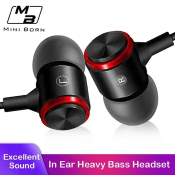 

Mini born In Ear Earphone Wired Heavy Bass Headset Soundproof Earplugs Noise Canceling HIFI Sound Quality Subwoofer Earphones