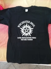 2020 nueva camiseta mujeres Supernatural Winchester Bros Hip Hop mujeres camisetas de 100% de algodón de talla grande de verano streetwear camisetas top