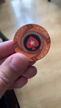Fichas de póquer de Texas de cerámica, juego de fichas de póker profesionales de Casino europeo, 39x3,3 MM, 10g, 10 unids/lote, envío directo