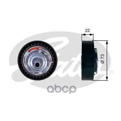 Ролик Ремня Грм Renault Logan/Sandero 1.4-1.6i 09- Н/О Натяжной Gates T43225 Gates арт. T43225