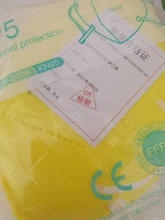 Mascarilla facial KN95 FFP2 ffp2 con filtro CE, 5 capas, reutilizable, antigotas, 5-100 Uds.