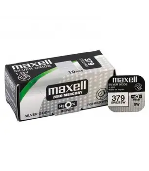 

Pilas de boton Maxell bateria original Oxido de Plata SR521SW blister 2X Uds