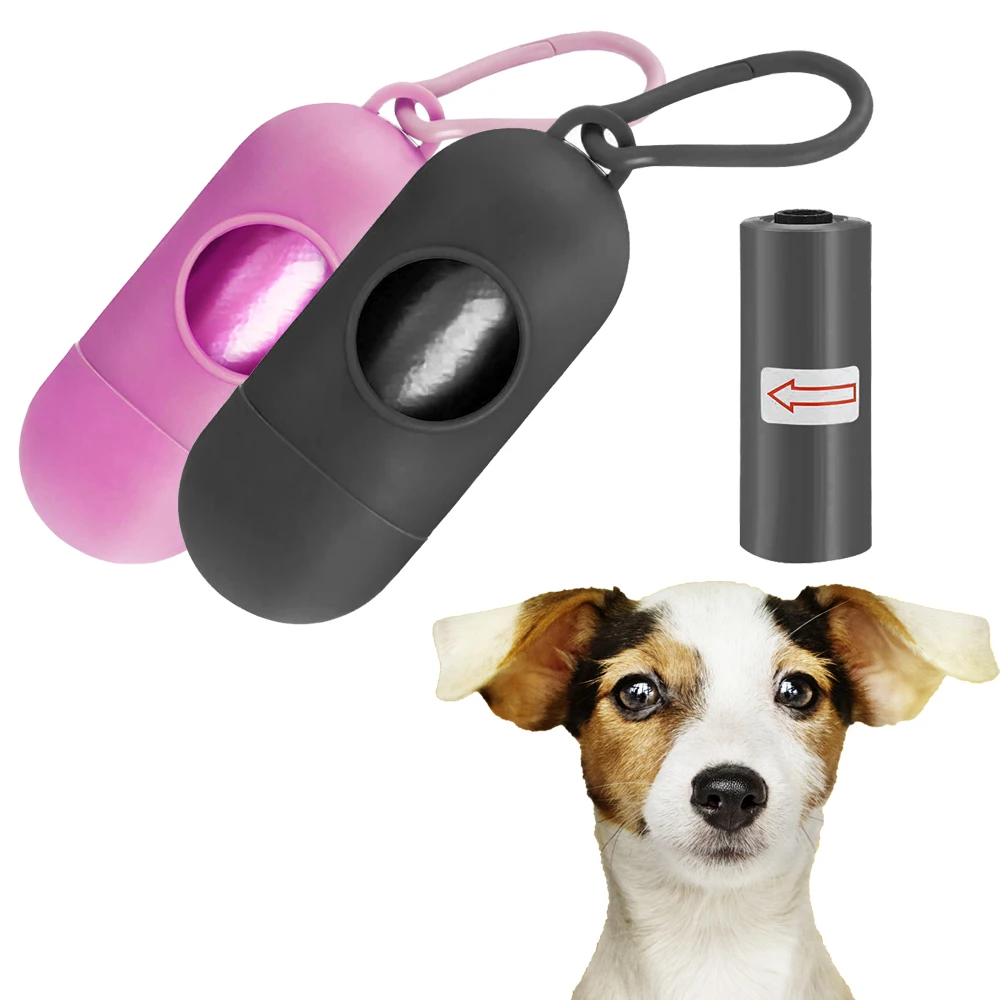 bolsas caca perro rollos de bolsa higiénica para excrementos con dispensador bolsas caca perro packs de plástico no tóxico